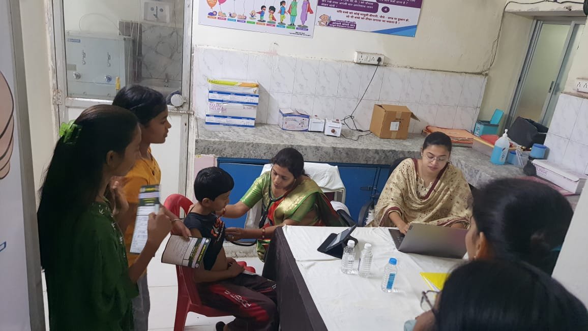 “प्रोजेक्ट धड़कन“ के अंतर्गत जिले के आंगनबाड़ी एवं शासकीय स्कूलों में बच्चों की हुई निःशुल्क हृदय जांच