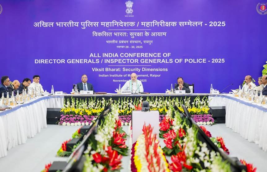60वीं DGsP–IGsP कॉन्फ्रेंस : उद्घाटन पर अमित शाह का ऐलान — “586 फोर्टिफाइड थानों से नक्सलवाद चरमराया, अगली कॉन्फ्रेंस तक देश पूरी तरह नक्सल मुक्त होगा